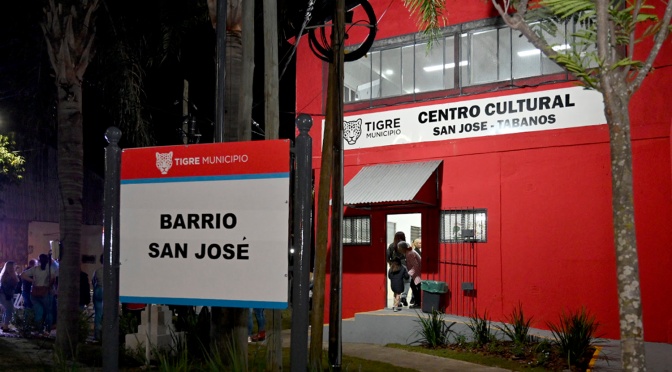Apertura oficial del Centro Cultural San José – Tábanos en Tigre norte